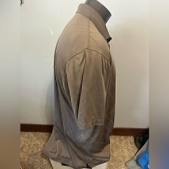 Nike Golf FitDry Mens XXL Bronze Short Sleeve Polo - Picture 3 of 7